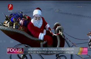 Adevăratul Moş Crăciun, la bucureşti! Iată ce surprize le-a pregătit copiilor!