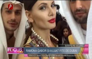 Ramona Gabor şi-a luat fiţe de Dubai