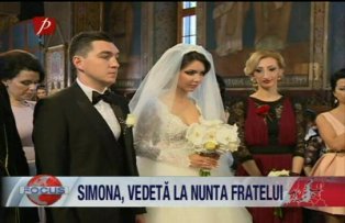 Simona vedeta la nunta fratelui