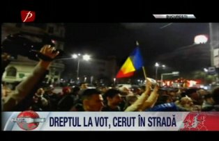 Dreptul la vot cerut in strada