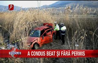 A condus beat şi fără permis