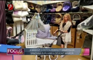 Sânziana Buruiană a devenit mămică! A născut o fetiţă perfect sănătoasă