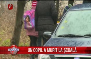 Un copil a murit la scoala