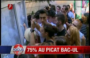 75% au picat bac-ul