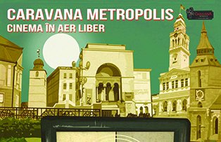 Cinema în aer liber în parcul Mihai Eminescu din Arad