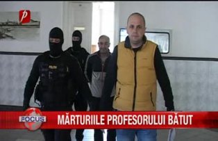Mărturiile profesorului bătut