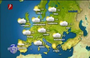 Prognoza meteo pentru luni, 16 mai