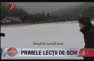 Primele lectii de schi