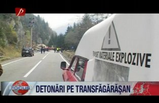 Detonari pe Transfăgărăşan