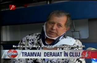 Tranvai deraiat in Cluj