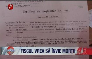 Fiscul vrea sa invie mortii