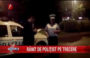 Ranit de politist pe trecere