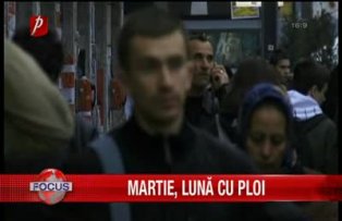 Martie luna cu ploi