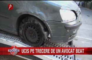 Ucis pe trecere de un avocat beat