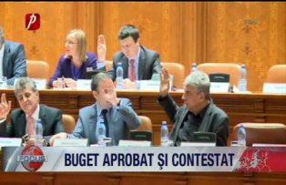 Buget aprobat si contestat