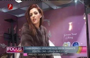 Diana Bişinicu poartă la ea 300 de diamante. Pentru cine-i uriaşa investiţie?