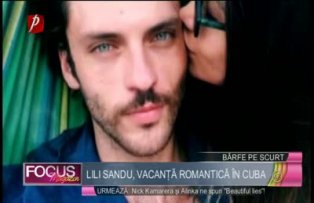 Lili Sandu, vacanţă romantică în Cuba