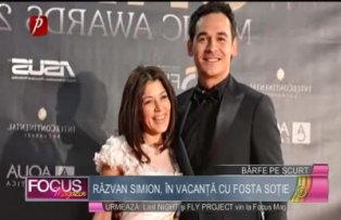 Răzvan Simion, în vacanţă cu fosta soţie