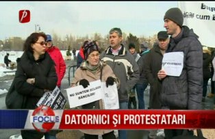 Datornici şi protestatari