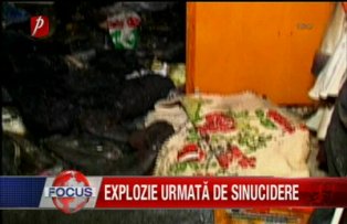 Explozie urmata de sinucidere