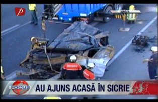 Au ajuns acasa in sicrie