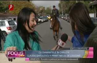 Exclusivitate! Claudia Ghiţulescu a primit inelul de logodnă