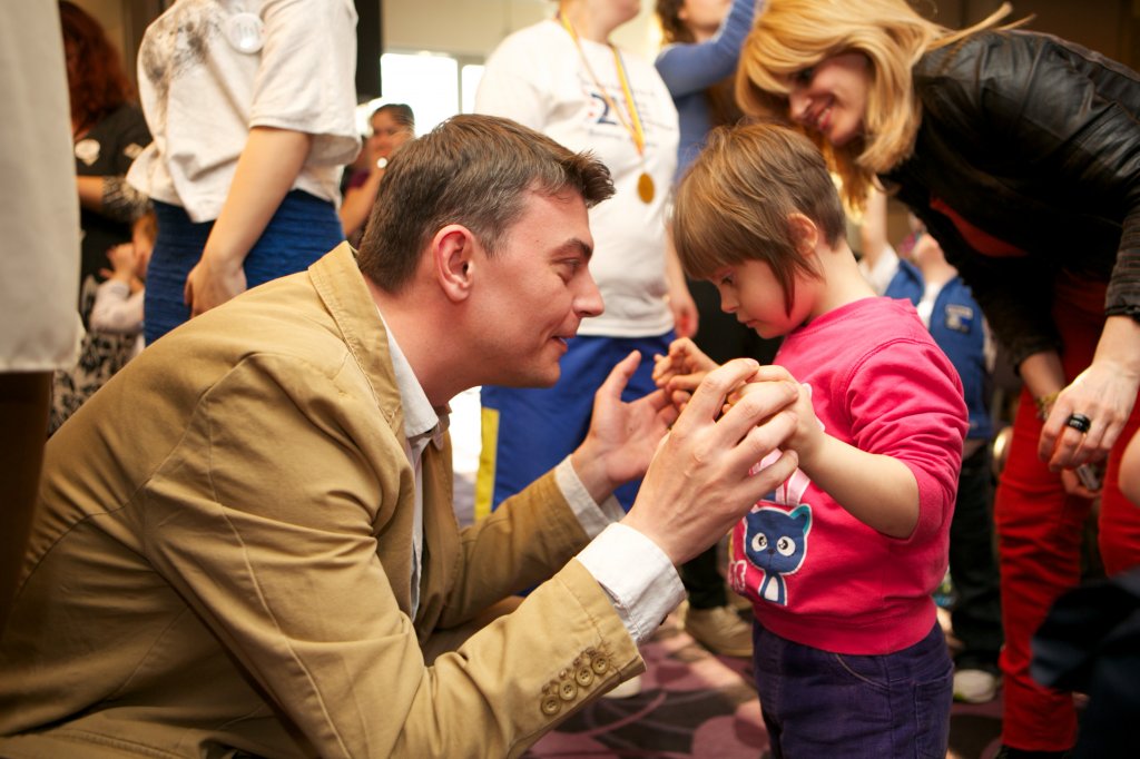 Mihai Ursu susţine cauza copiilor care suferă de sindromul Down