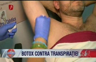 Botox contra transpiratiei
