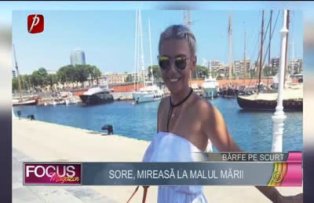 Sore, mireasă la malul mării