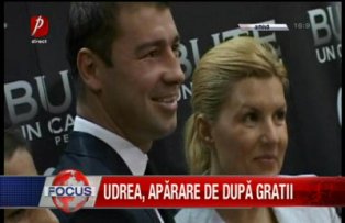 Udrea aparare de dupa gratii