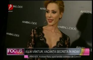 Iulia Vântur, vacanţă secretă în India!