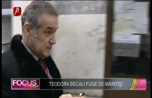 Teodora Becali fuge de maritis!