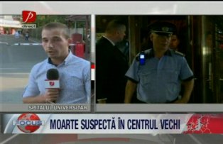 Moarte suspecta in Centrul Vechi