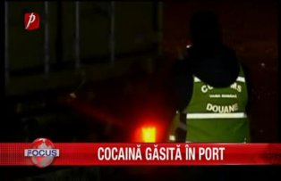 Cocaina gasita in port