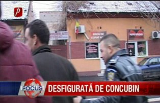 Desfigurată de concubin