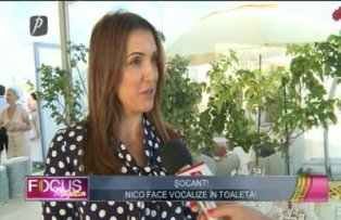 Şocant! Nico face vocalize în toaletă!