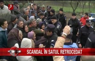 Scandal in satul retrocedat