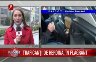 Traficanti de heroina, in flagrant
