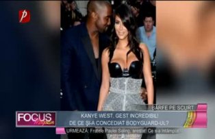 Kanye Eest, gest incredibil! De ce şi-a concediat bodyguard-ul?