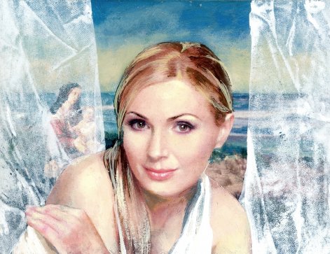 Luana Ibacka, muza pentru un artist plastic