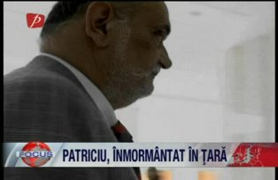Patriciu inmormantat in tara