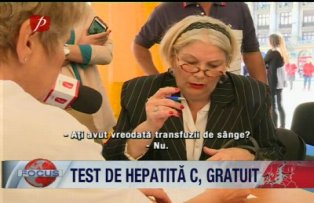 Test de hepatita C. gratuit