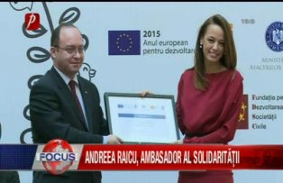 Andreea Raicu, ambasador al solidarităţii