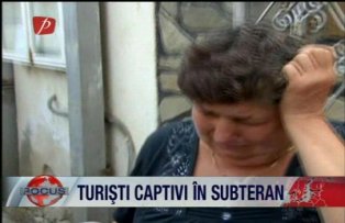 Turisti captivi in subteran
