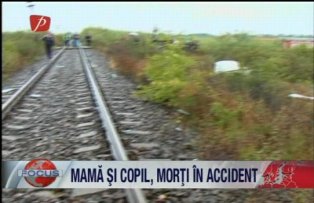 Mama si copil, morti in accident