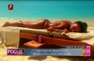Cod roşu de senzualitate. Mihaela Rădulescu, fără sutien