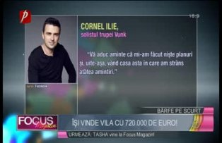 Cornel Ilie, solistul trupei Vunk, îşi vinde vila cu 720.000 de euro!