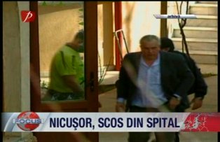 Nicusor scos din spital