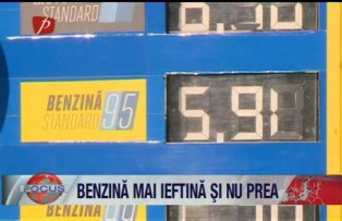 Benzina mai ieftina si nu prea