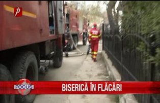 Biserică în flăcări